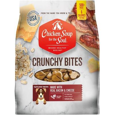 Crunchy Bites - Premios de pollo para perros, bolsa de 355 g