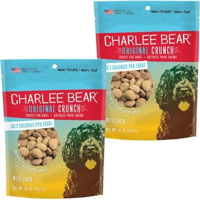 Golosinas para perros con sabor a hígado, bolsa de 16 oz, paquete de 3