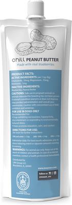 Golosina calmante para perros Chill, mantequilla de cacahuete y mermelada, bolsa de 8 oz