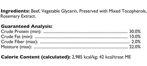 Natural Value Beef Dog Jerky Treat, 13-oz bag