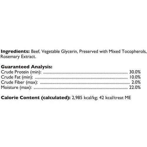 Premio de carne seca para perros Natural Value, bolsa de 13 oz