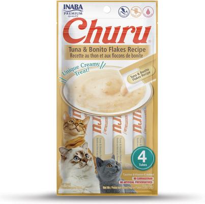 Churu Chicken & Beef Variety Creamy Puree Grain-Free Lickable Cat Treats, 0.5-oz tube, 20 count