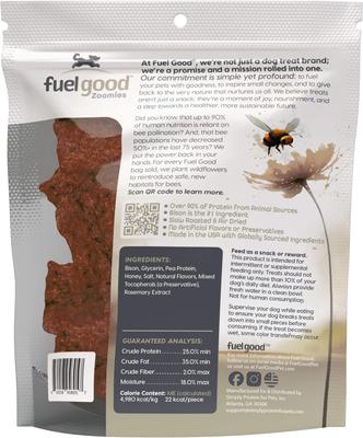 Zoomies Bison High Protein Soft & Chewy Dog Treats, 6-oz bag