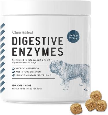 Digestive Enzymes & Probiotics Supplement for Dogs, 240 count