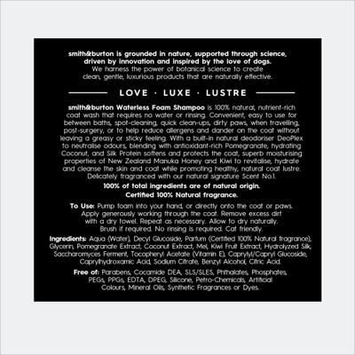 Canine Collection Dog & Cat Waterless Foam Shampoo, Scent No.1, 5.07-fl oz