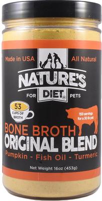 Original Blend Chicken Bone Broth Dry Dog & Cat Food Topping, 16-oz jar