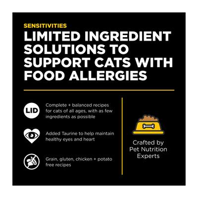 Sensitivities Limited Ingredient Duck Grain-Free Dry Cat Food, 3-lb bag