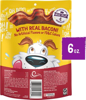 Purina Beggin' Strips with Real Meat Thick Cut Hickory Smoke Flavor Jerky Dog Treats, 6-oz pouch