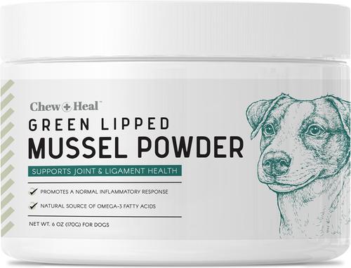 Green Lipped Mussel Powder Joint & Ligament Health Supplement for Dogs & Cats, 2-oz jar