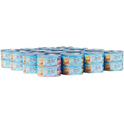 Comida enlatada para gatos Meaty Favorites Variety Pack, 5.5 oz, caja de 36