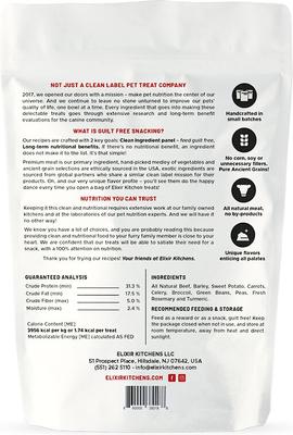 Beef & Barley Freeze-Dried Dog & Cat Treats, 3-oz bag