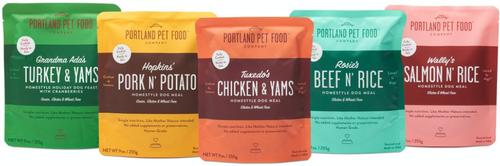 Tuxedo's Chicken & Yams Homestyle Wet Dog Food Topper, 9-oz pouch, case of 4