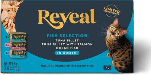 Natural Chicken in Broth Variety Pack Grain-Free Wet Cat Food, 2.47-oz can, case of 8