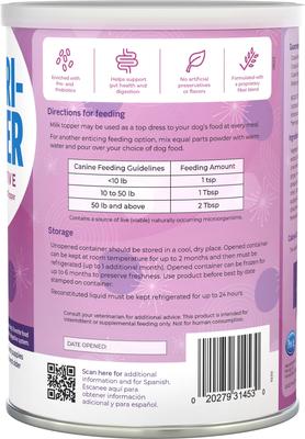 Nutri-Mixer Digestive Dog Food Topper, 12-oz jar