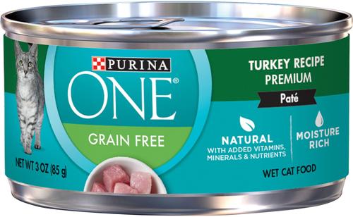 Chicken Recipe Pate Natural Grain-Free Canned Cat Food, 3-oz, case of 24