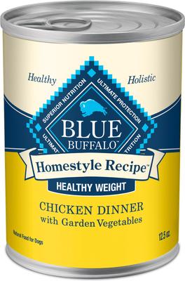 Homestyle Recipe Healthy Weight Chicken Dinner with Garden Vegetables & Brown Rice Canned Dog Food, 12.5-oz can, bundle of 24