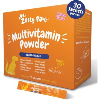Multivitamin Powder, Multivitamínico en Polvo sabor Salmón, Perros. 30 unid