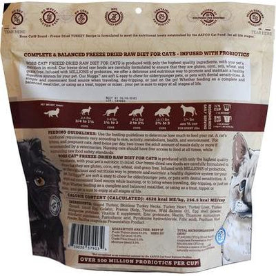 Alimento liofilizado para gatos Complete & Balanced Raw Diet con receta de pavo, bolsa de 9 oz