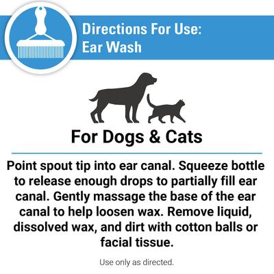 Tea Tree Oil Dog & Cat Ear Wash, 4-fl oz bottle