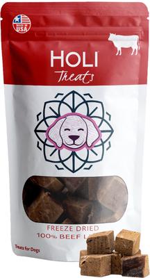 Beef Liver Grain-Free Freeze-Dried Dog Treats, 2-oz bag