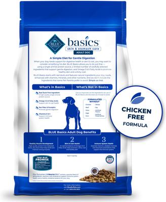 Basics Skin & Stomach Care Grain-Free Formula Duck & Potato Recipe Adult Dry Dog Food, 22-lb bag