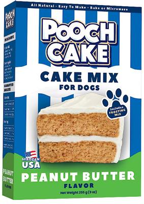 Banana Cake Mix & Frosting Dog Birthday Cake, 9-oz box