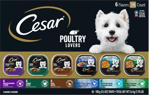 Poultry Variety Pack with Real Chicken, Turkey & Duck Grain-Free Small Breed Adult Wet Dog Food Trays, 3.5-oz, case of 24