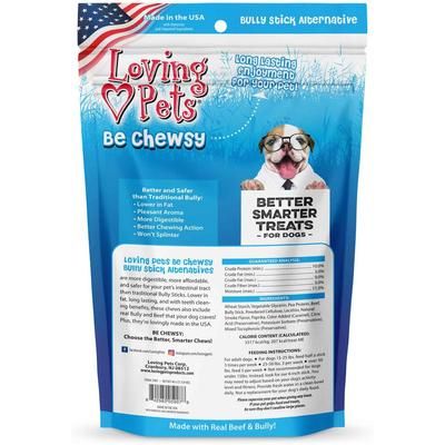 Premio para perros Be Chewsy de 10 pulgadas, bolsa de 40 oz, 20 unidades