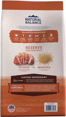 Limited Ingredient Reserve Duck & Brown Rice Recipe Dry Dog Food, 22-lb bag