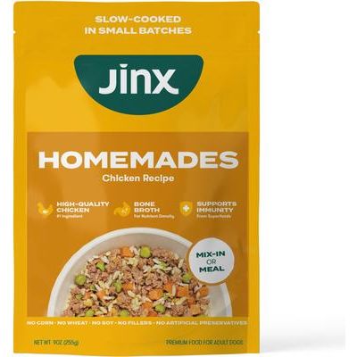 Alimento húmedo para perros sin cereales Salmon & Chicken Homemades, bolsa de 9 oz, caja de 12