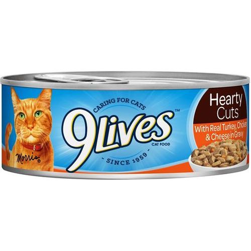 Comida enlatada para gatos con favoritos de aves y carne de res, paquete variado, 5.5 oz, caja de 24