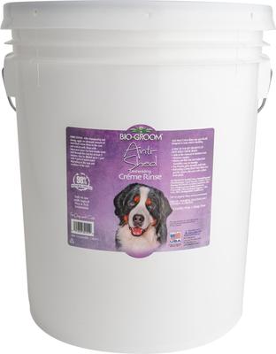 Anti-Shed Deshedding Crème Rinse Dog Conditioner, 5-gallon pail