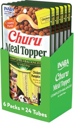Churu Chicken with Beef Recipe Dog Food Topper, 24 count