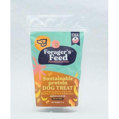 Peanut Butter & Banana Dog Treat, 6-oz bag