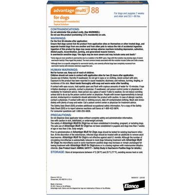 Solución tópica para perros de 24 a 40 kg (caja azul), 6 dosis (suministro para 6 meses)