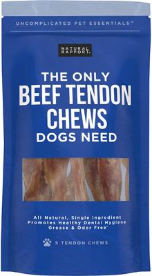 The Only Beef Tendon Chews Dogs Need Hard Chew Dog Treats, 10 count