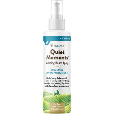 NaturVet, Quiet Moments, spray ambiental calmante con feromonas caninas simuladas para perros, 240 ml