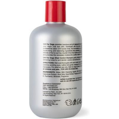 Champú para perros Shed Control, botella de 16 onzas líquidas
