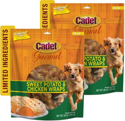 Gourmet Wrapped Treats Chicken & Sweet Potato Flavor Dog Treats, 28-oz
