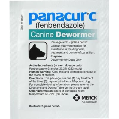 Desparasitante canino C, 2 g, 3 unidades