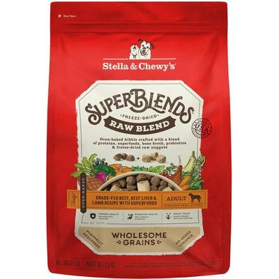 Stella & Chewy's, Super Blends Raw y Superfoods para Perros. Alimento seco de Granos enteros, 4 opc.