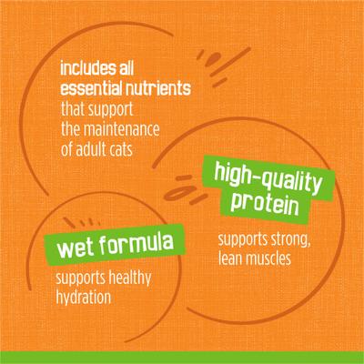 Classic Pate Poultry Platter Canned Cat Food, 5.5-oz can, case of 72