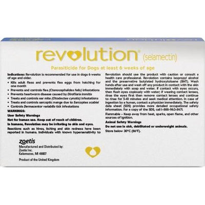 Solución tópica para perros, de 2,3 a 4,5 kg (caja morada), 12 dosis (suministro para 12 meses)