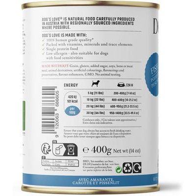 Super Premium Natural Single Protein Limited Ingredient Adult Classic Fish Canned Dog Food, 14.1-oz can, 6 count
