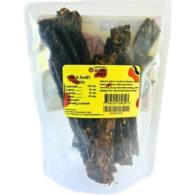 Pork & Sweet Potato Jerky Stick Dog Treats, 4-oz bag