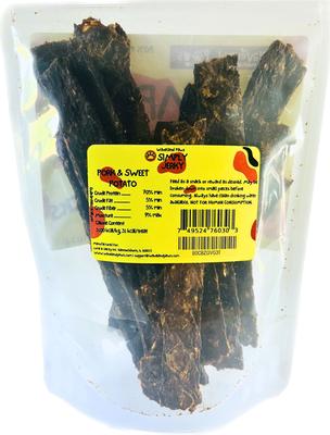 Pork & Sweet Potato Jerky Stick Dog Treats, 4-oz bag