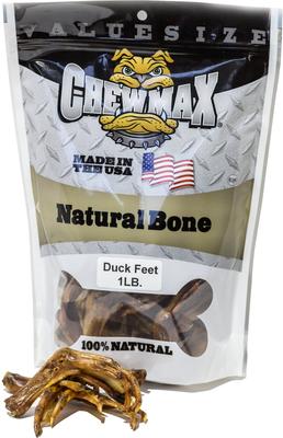 Galletas masticables naturales para perros Chicken Feet, bolsa de 1 lb
