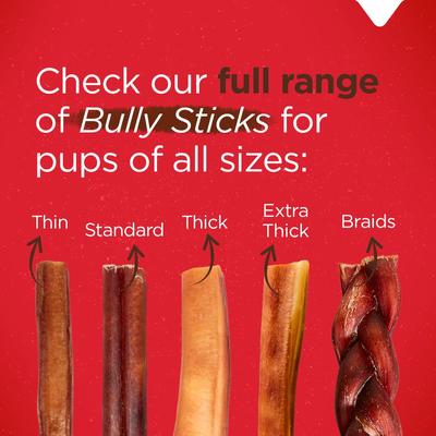 Beef 12-in Bully Sticks Dog Treats, 1 count