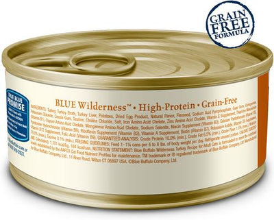Wilderness Turkey Grain-Free Canned Cat Food, 5.5-oz, case of 24