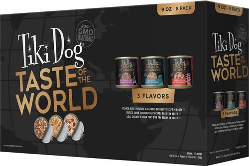 Taste of the World Italy NON GMO Chicken & Pasta Carbonara Recipe Wet Dog Food, 9-oz can, case of 8